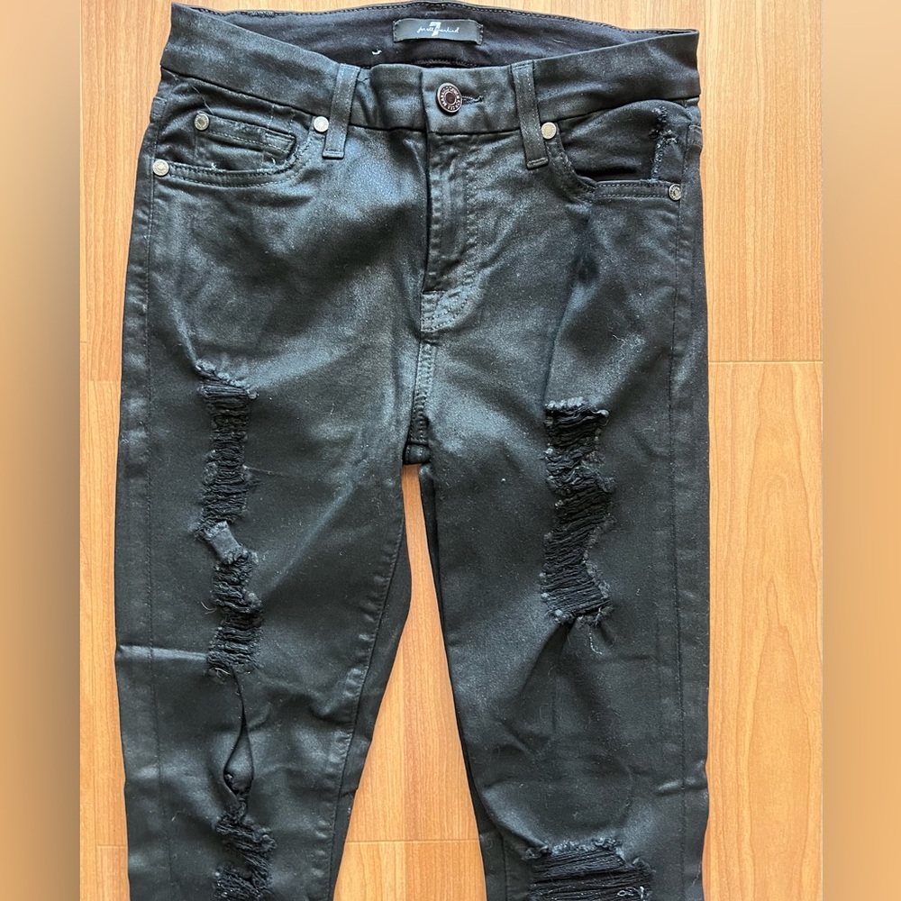 Designer Jeans Bundle Size 25 PAIGE Hudson 7FAM Express (5 pcs) - Picture 9 of 16